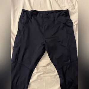 XL navy blue leggings with pockets